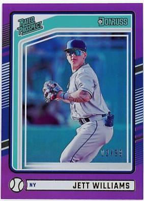 Jett Williams [Purple] #158 Prices | 2024 Donruss | Baseball Cards