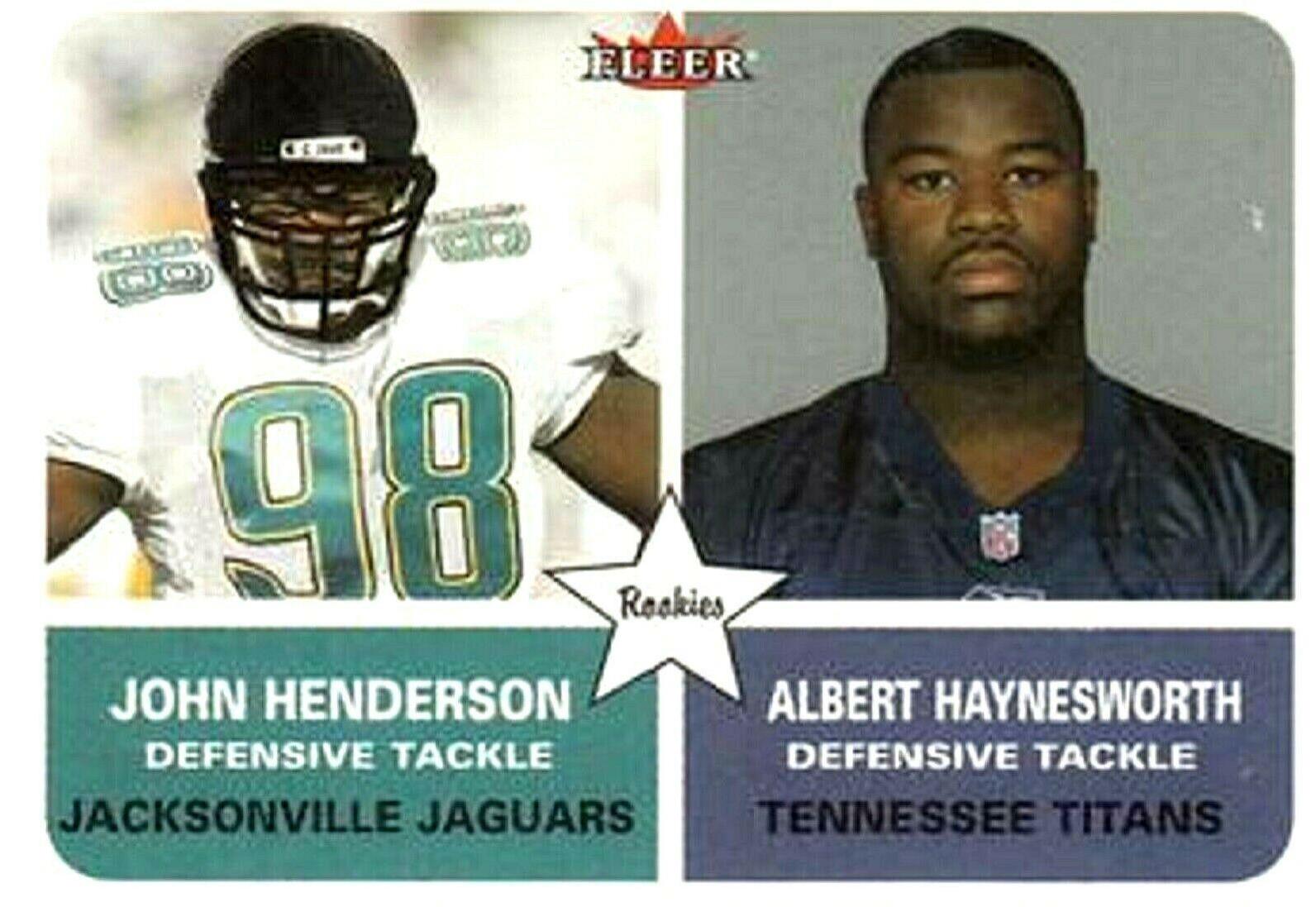 John Henderson / Albert Haynesworth #299 2002 Fleer Football