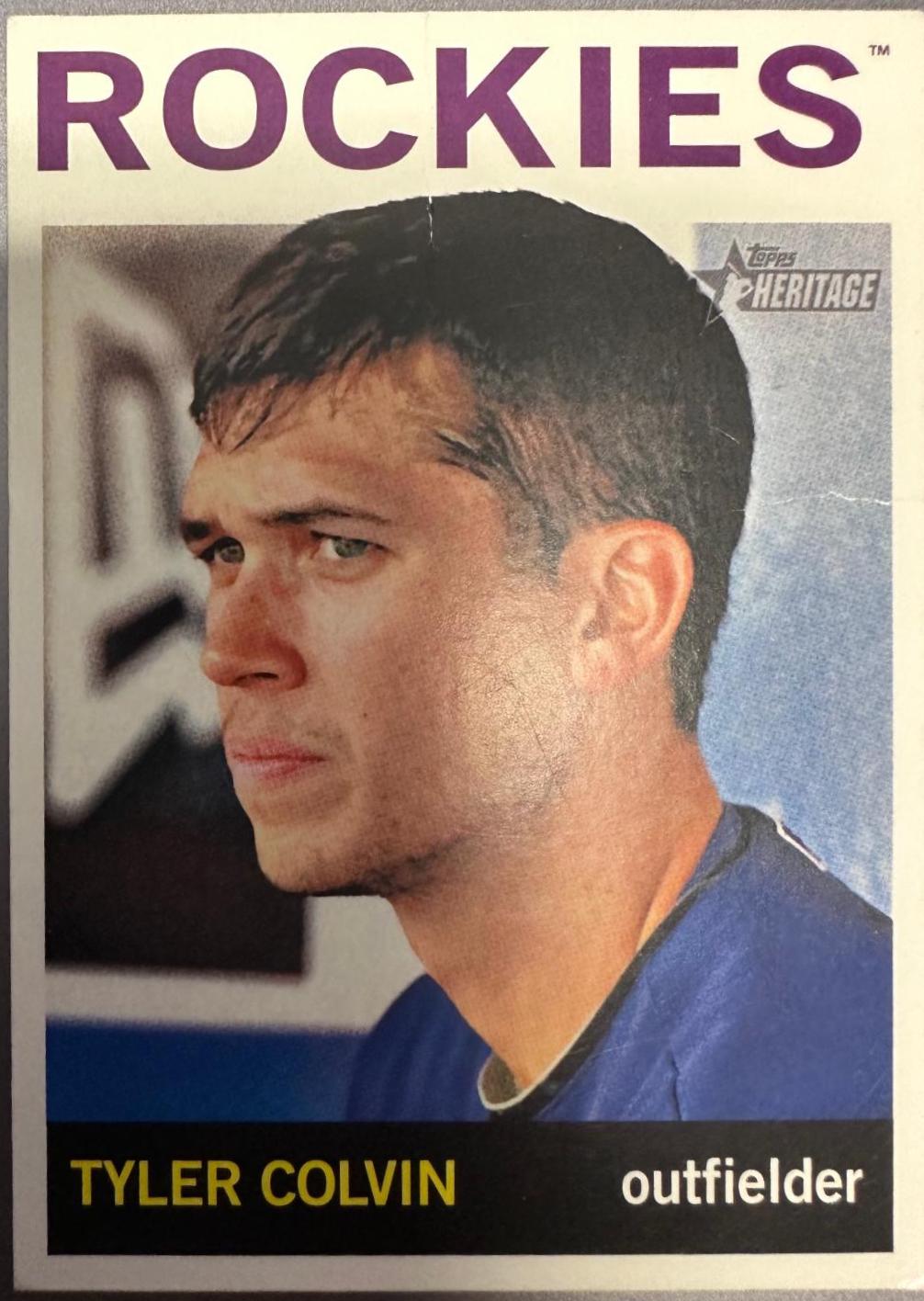 Tyler Colvin #311 Baseball Cards 2013 Topps Heritage