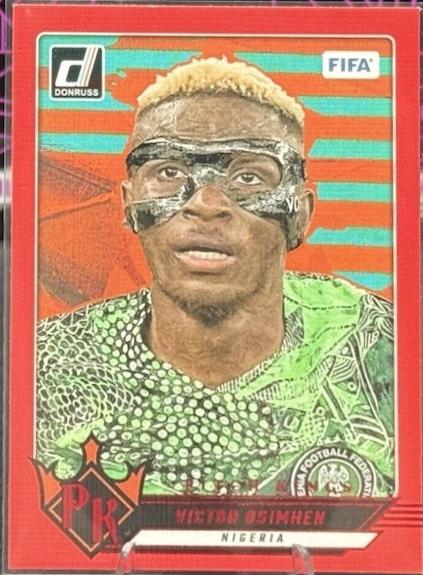 Victor Osimhen #16 Soccer Cards 2024 Panini Donruss Pitch Kings