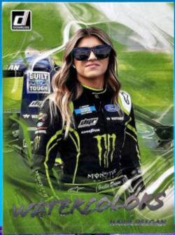 Hailie Deegan #W-HD Racing Cards 2023 Panini Donruss NASCAR Watercolors