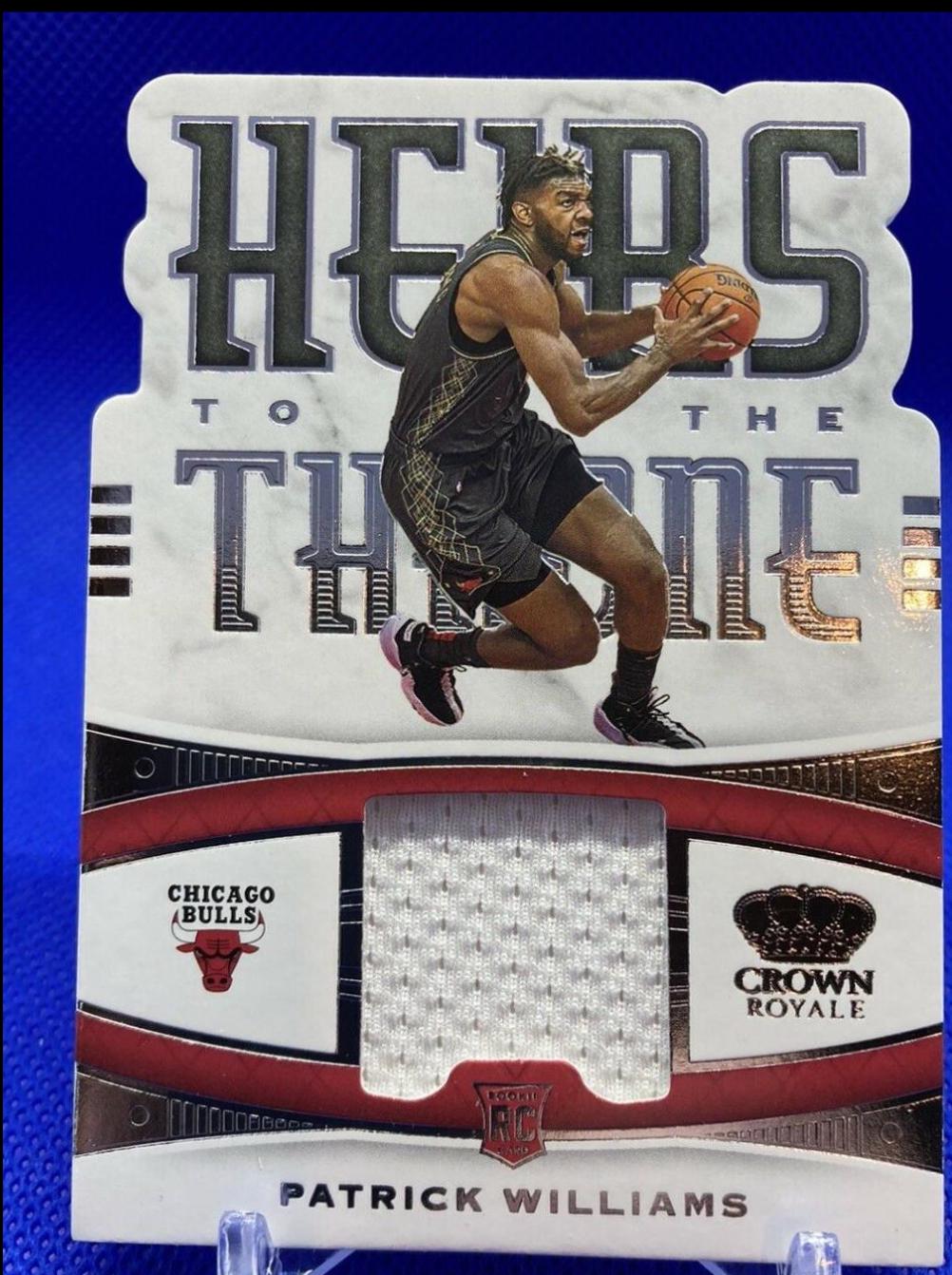 Patrick Williams #HT-PWI Basketball Cards 2020 Panini Crown Royale Heirs to the Throne
