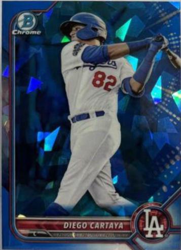 Diego Cartaya #BCP-103 Baseball Cards 2022 Bowman Chrome Prospects Sapphire