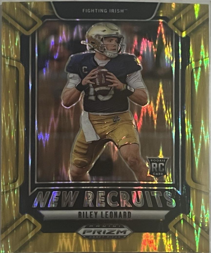 Riley Leonard [Gold Flash] #17 Prices | 2025 Panini Prizm Draft Picks ...