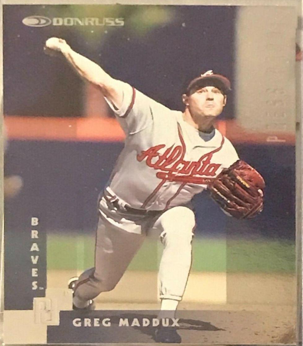 Greg Maddux #7 Baseball Cards 1997 Panini Donruss