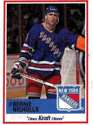 Bernie Nicholls #40 Hockey Cards 1990 Kraft