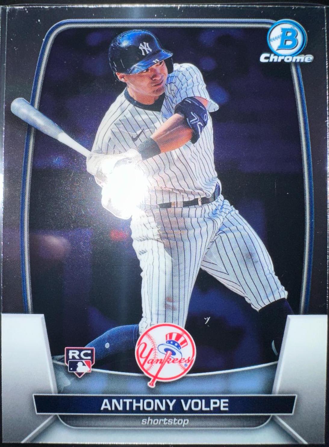Anthony Volpe #11 Baseball Cards 2023 Bowman Chrome