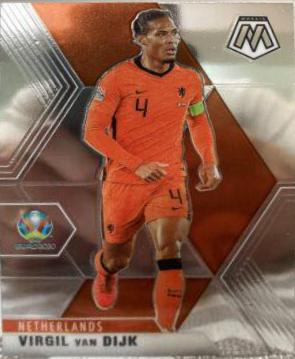 Virgil van Dijk #141 Soccer Cards 2021 Panini Mosaic UEFA Euro 2020