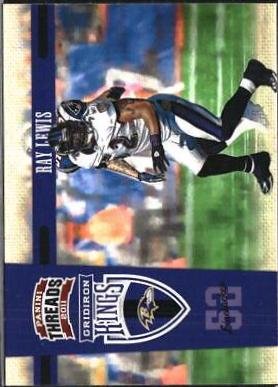 Ray Lewis #10 Football Cards 2011 Panini Threads