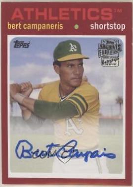 Bert Campaneris [Red Border] #FFA-BC