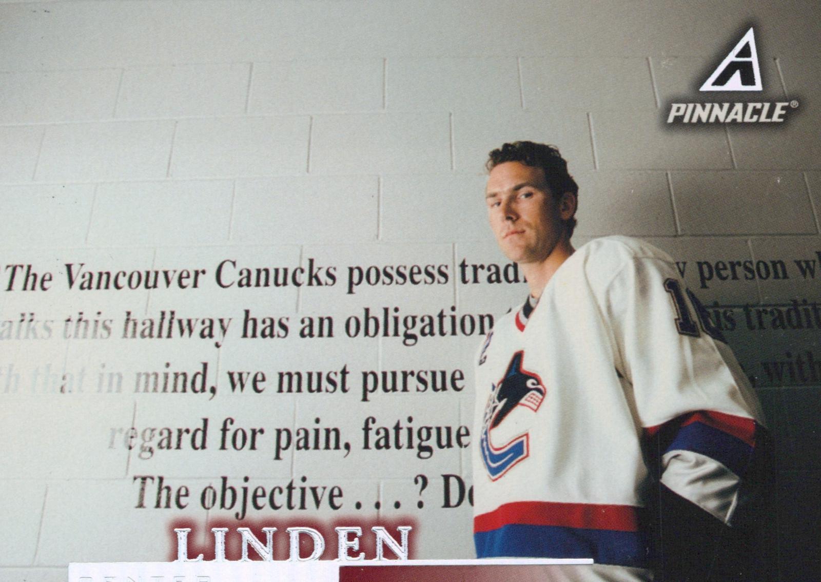 Trevor Linden #106 Hockey Cards 1997 Pinnacle
