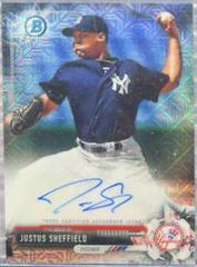 Justus Sheffield [Orange Refractor] #BMA-JS Baseball Cards 2017 Bowman Mega Box Chrome Autographs Prices