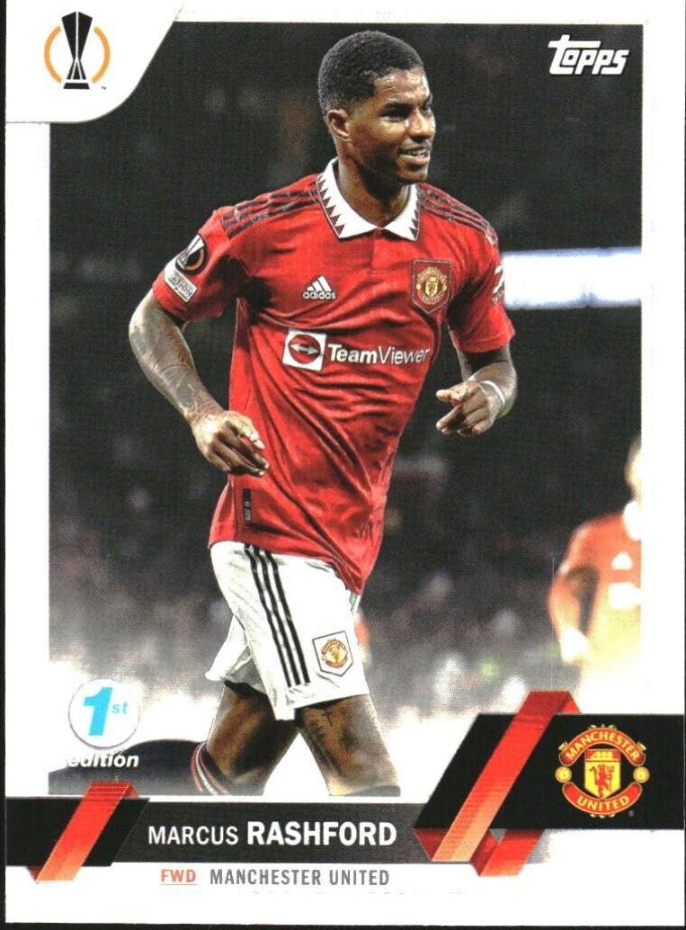 Marcus Rashford [1st Edition] #7 Prices | 2022 Topps UEFA Club ...