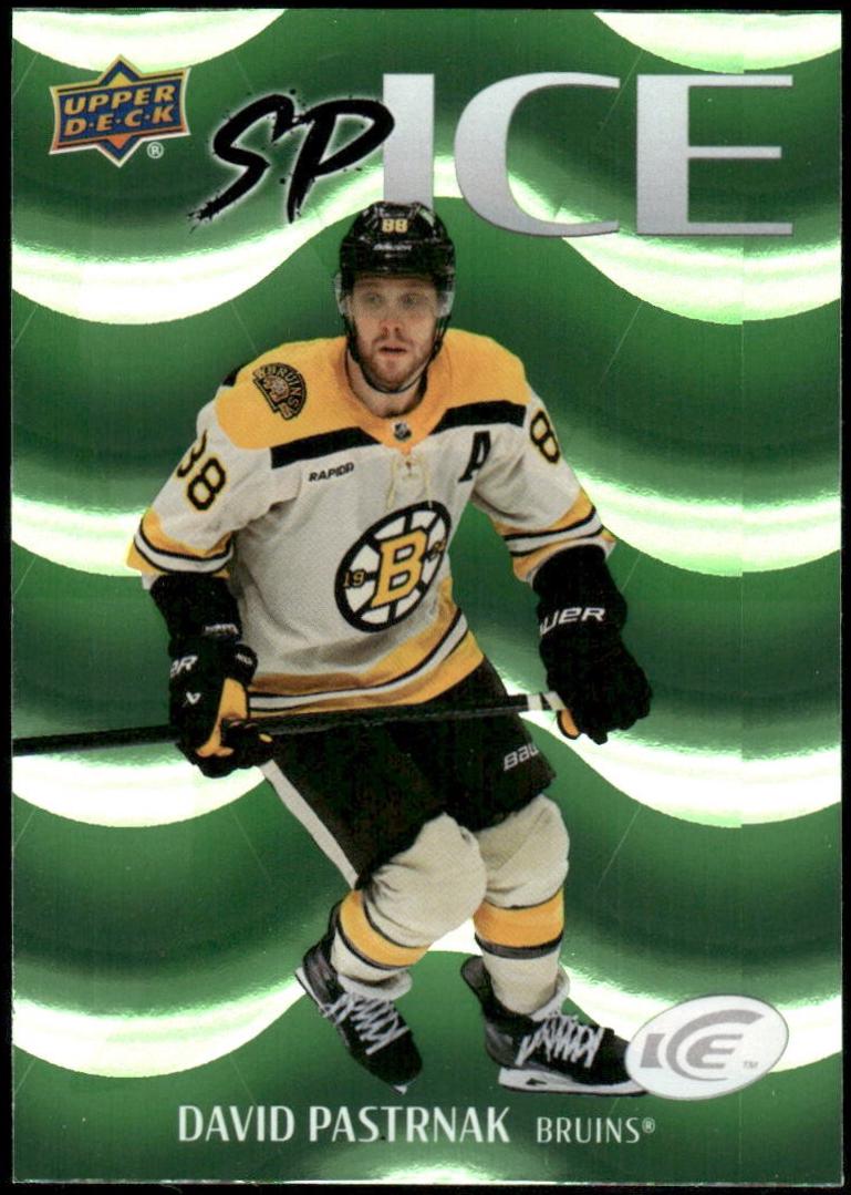 David Pastrnak #SP-2 2024 Upper Deck Ice Sp Ice Level Hockey