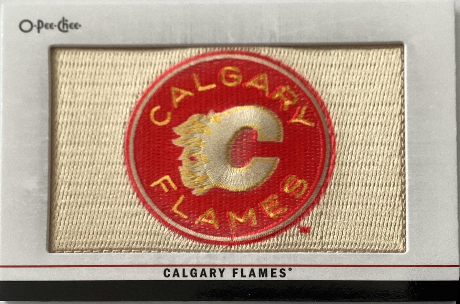Calgary Flames #413 Hockey Cards 2024 O-Pee-Chee Team Logo Patch