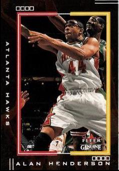 Alan Henderson #59 2001-02 Fleer Genuine Basketball