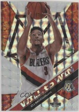 CJ McCollum #1 Basketball Cards 2019 Panini Mosaic Will to Win