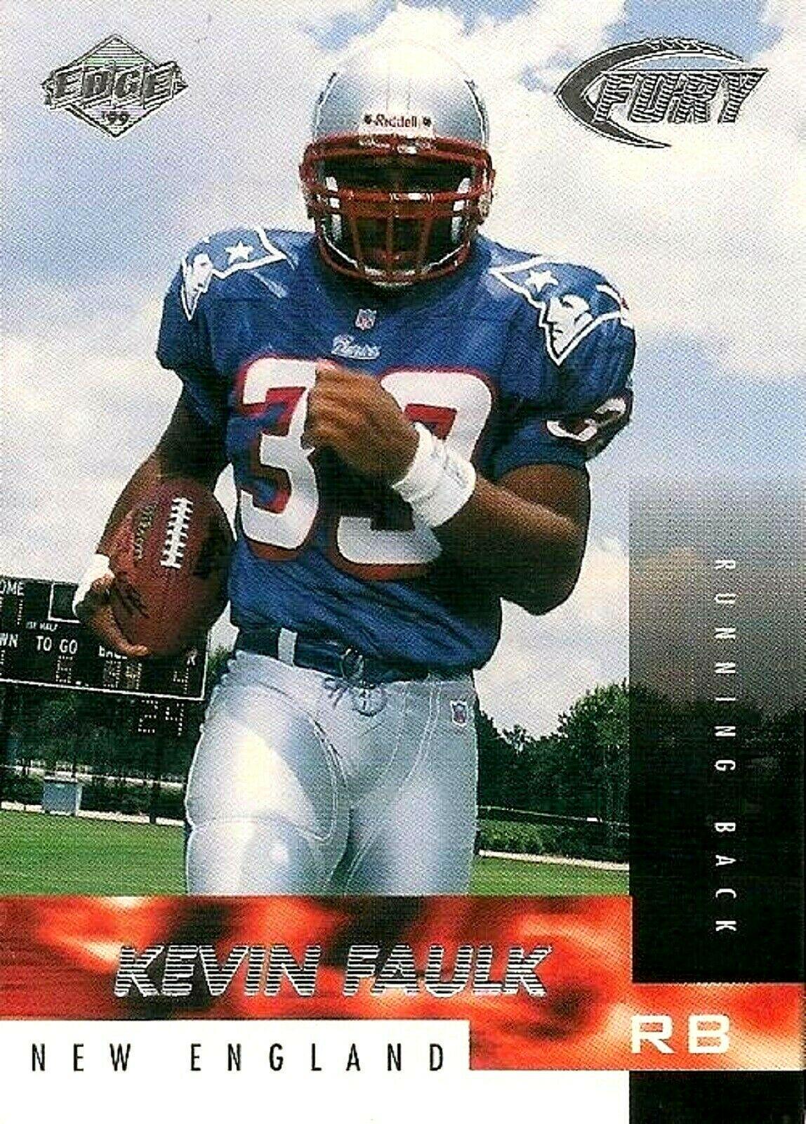 Kevin Faulk #166 Football Cards 1999 Collector's Edge Fury