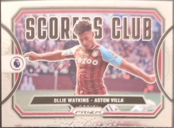 Ollie Watkins #8 2021 Panini Prizm Premier League Scorers Club