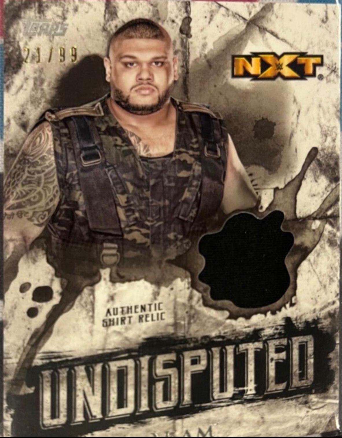 Akam #UR-AK Wrestling Cards 2018 Topps WWE Undisputed Relics