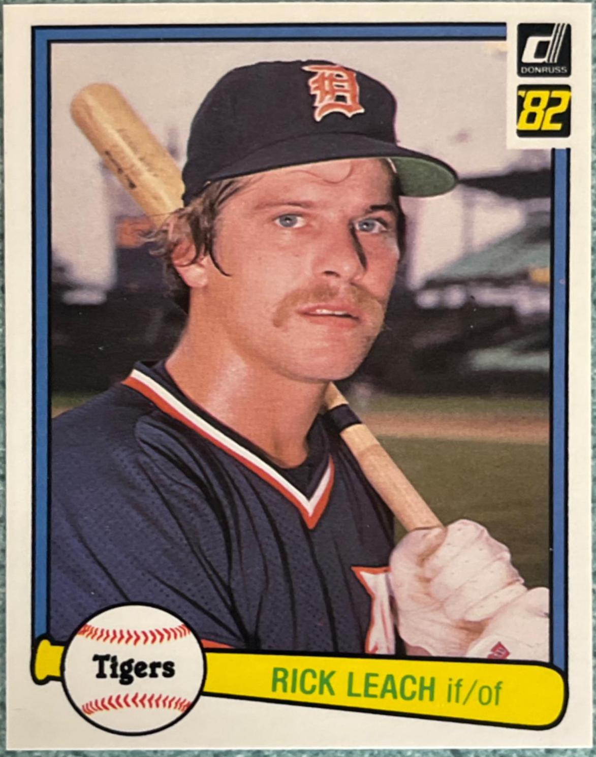 Rick Leach #583 Baseball Cards 1982 Donruss