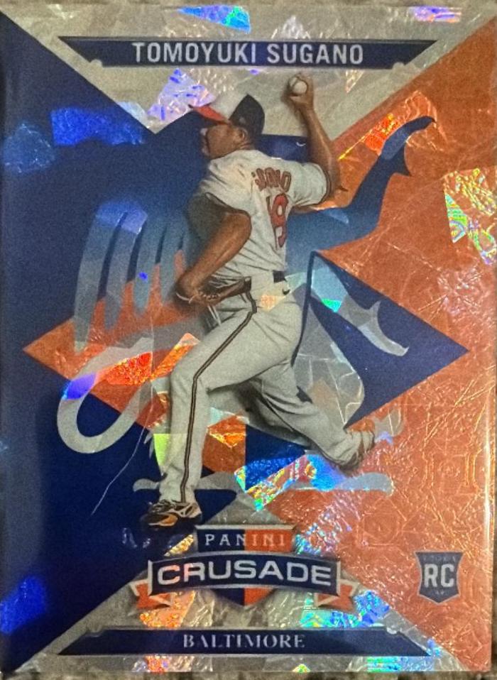 Tomoyuki Sugano #16 2025 Panini Crusade Insert Baseball