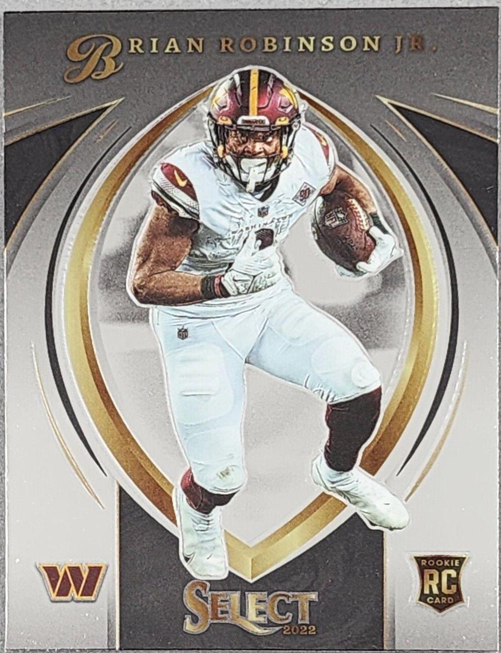 Brian Robinson Jr. #SCR-22 Football Cards 2022 Panini Select Certified Rookies