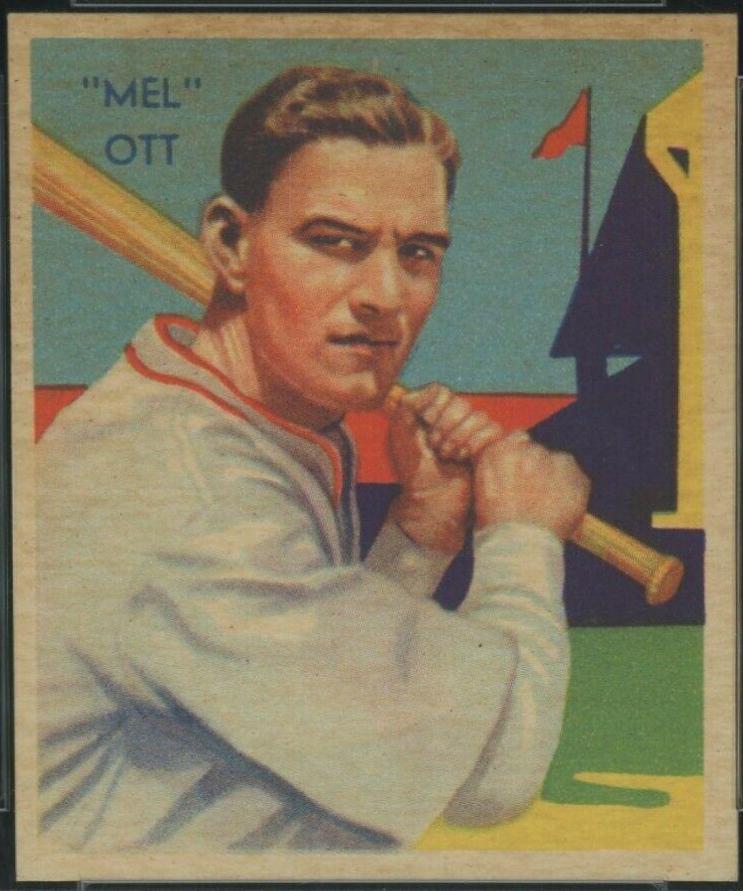 Mel Ott #50 Baseball Cards 1935 Diamond Stars