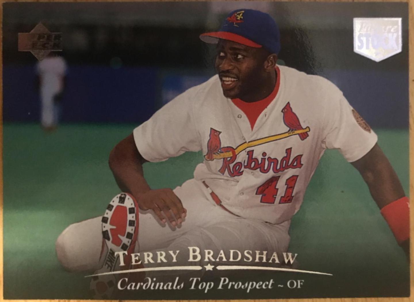 Terry Bradshaw #35 Baseball Cards 1994 Upper Deck Top Prospects