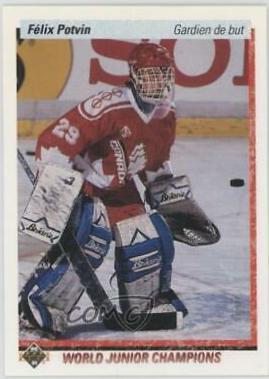 Felix Potvin #458 Cover Art