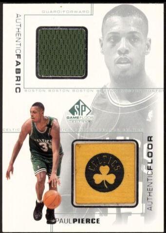 Paul Pierce #PP-C Basketball Cards 2000 SP Game Floor Fabric/Floor Combo