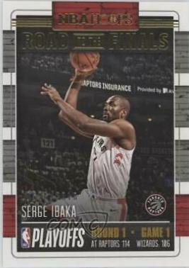 Serge Ibaka #2 Basketball Cards 2018 Panini Hoops Road to the Finals