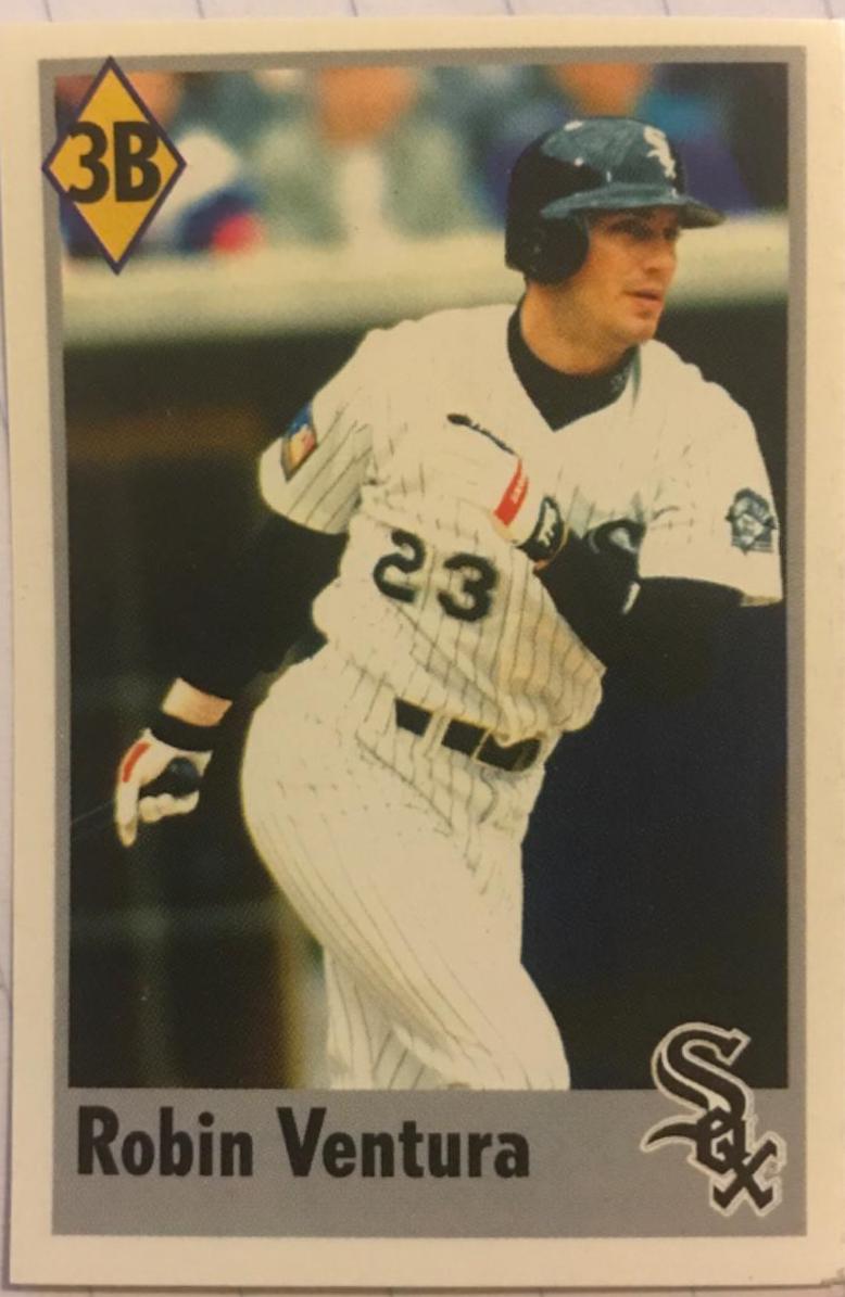 Robin Ventura #56 Baseball Cards 1995 Fleer Panini Stickers