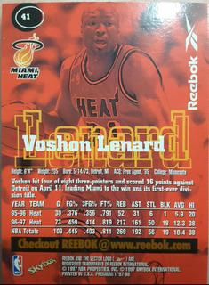 Voshon Lenard