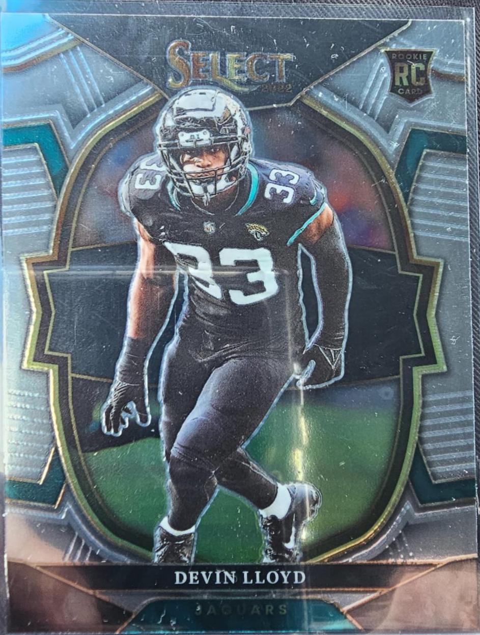Devin Lloyd #43 Football Cards 2022 Panini Select