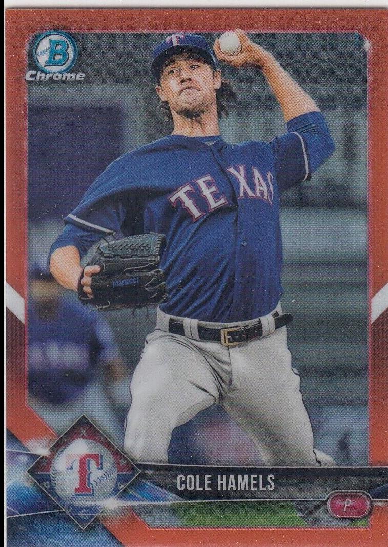 Cole Hamels [Orange Refractor] #26