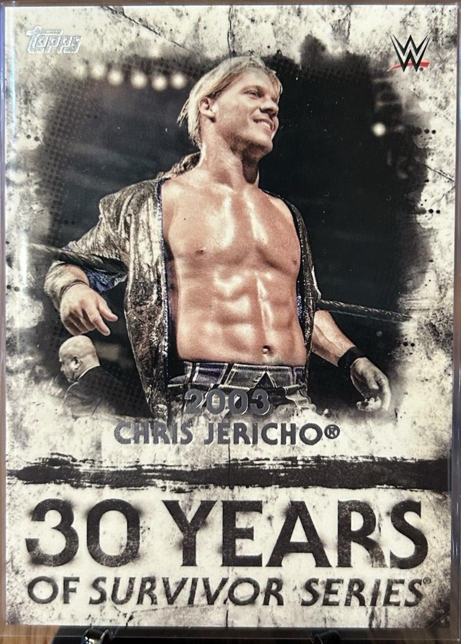 Chris Jericho #SS-12 Wrestling Cards 2018 Topps WWE Undisputed 30 Years of Survivor Series