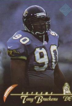 Tony Brackens #71 Football Cards 1997 Collector's Edge Extreme
