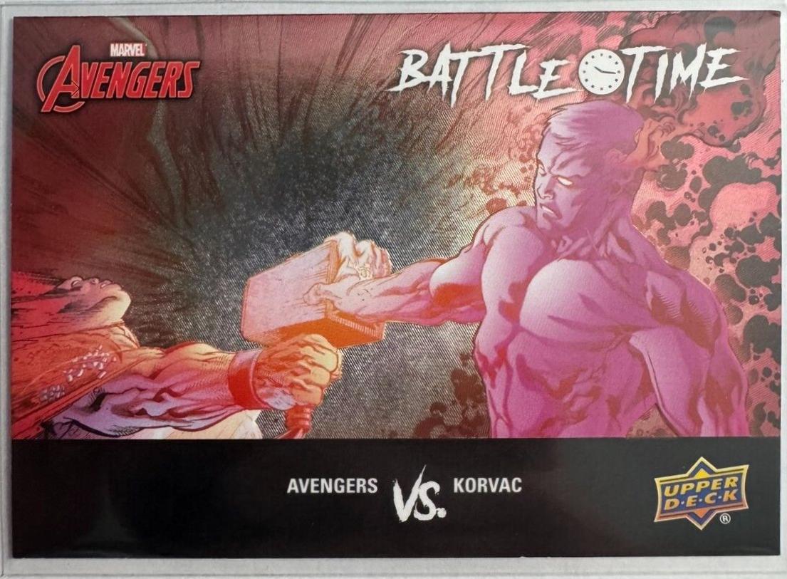 Korvac #BT-6 Marvel 2024 Upper Deck Avengers Battle Time
