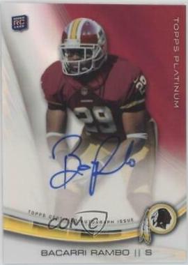 Bacarri Rambo #A-BR Football Cards 2013 Topps Platinum Autograph
