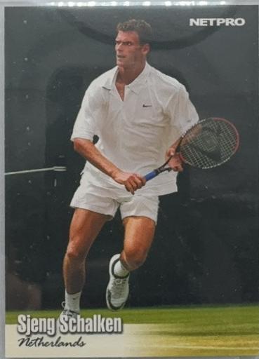 Sjeng Schalken #18 Tennis Cards 2003 NetPro