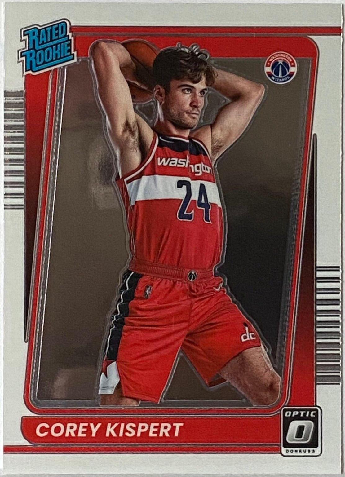 Corey Kispert #183 Basketball Cards 2021 Panini Donruss Optic