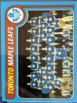 Maple Leafs Team #258 Hockey Cards 1979 Topps