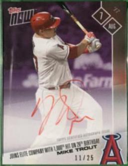 Mike Trout #456C 2017 Topps Now Baseball