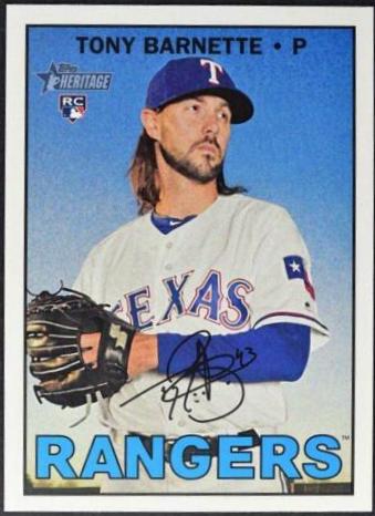 Tony Barnette #688 Baseball Cards 2016 Topps Heritage