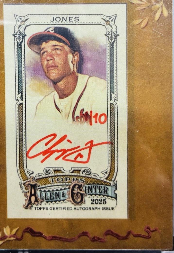 Chipper Jones [Red Ink] #MA-CJ