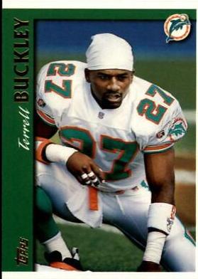 Terrell Buckley #16 Football Cards 1997 Topps