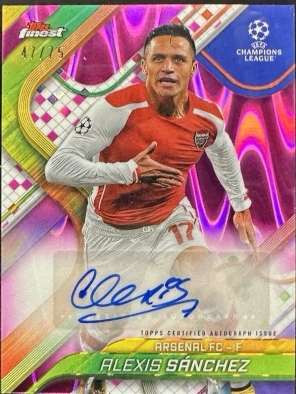 Alexis Sanchez [Magenta Wave Refractor] #BA-AX Prices | 2024 Topps