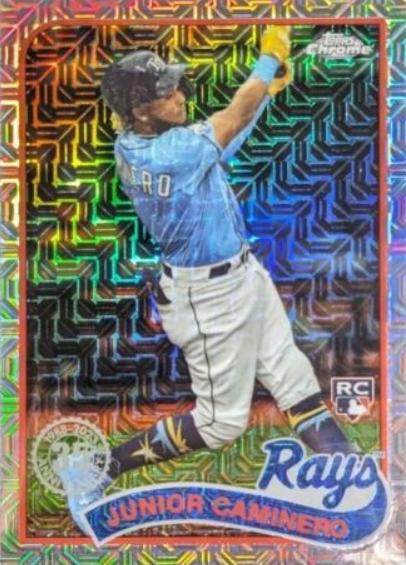 Junior Caminero #T89C-34 Baseball Cards 2024 Topps 1989 Chrome Silver Pack
