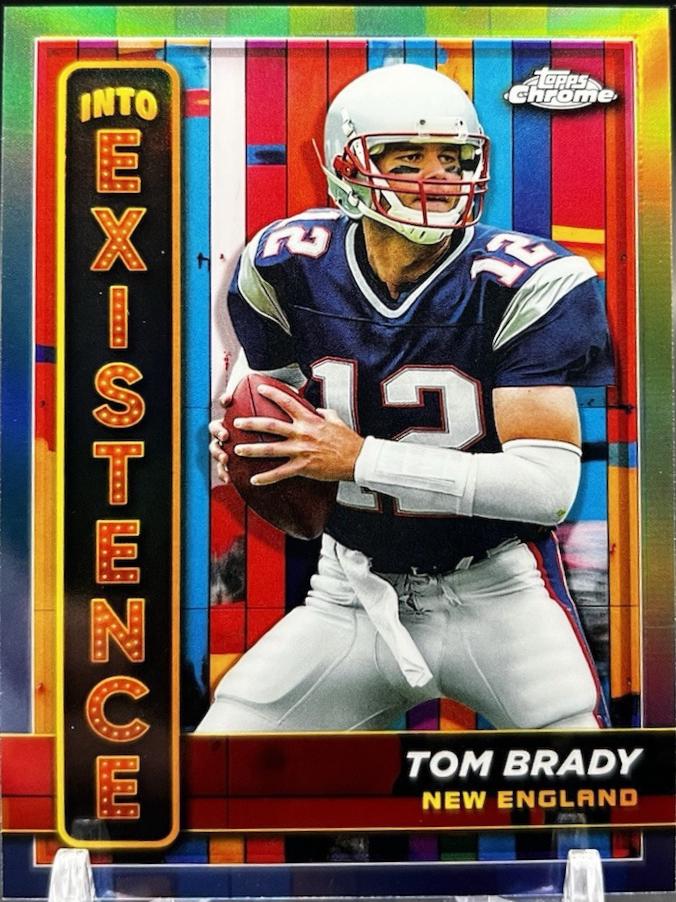 Tom Brady #IE-7 Football Cards 2024 Topps Chrome Into Existence